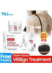 Cure Vitiligo Medicine Melagenina Cream Plus White Spot Cure Mycosis Leukoplakia Antibacterial Ointment 30g