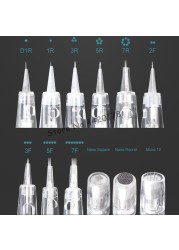 Cartridges port bayonet needles sterilize 1R 3R permanent makeup machine needles for PMU tattoo eyebrow liner lip supplies