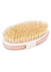 1pc Wet Dry Skin Natural Body Bristle Soft Brush Spa Bath Brush Massager Home Shop Worldwide