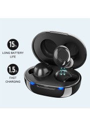 Hearing Aid Rechargeable Intelligent Hearing Aids Low Noise Amplifier One-Click Hearing Device Tone Adjustable For Elderly