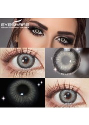 Ishihair Natural Colored Lenses For Eyes 2pcs Annual Blue Eyes Colored Lenses Beautiful Makeup Contact Lenses