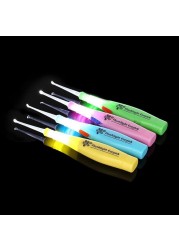 LED Earwax Removal Tool Kit Stainless Steel Earpick Tonsil Stone Extractor CJ