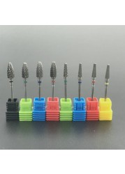 21 Style Pick Tungsten Carbide Nail Drill Bits Machine Nail Cutter Nail File Manicure Carbide Nail Drill Bit & Dental Burs