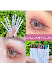 8 Colors New Waterproof Long Lasting Eyeliner Colorful Matte Liquid Eyeliner Pencil Pigment Party Permanent Natural