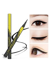 Ultimate Black/Brown Eyeliner Pen Small Gold Pencil Case Quick Drying Waterproof Long Lasting Eyeliner Liquid Eye Pencil Cosmetic