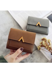 Women Wallet Short Women Coin Purse Wallets Card Holder Ladies Small Purse Female Hasp Clutch Bag Girl Money