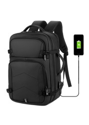 2020 New USB Men's Backpack Travel Sports Package Night Luminous Portable School Office Bag Waterproof Large Capacity Multifunction