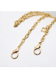 O Shape Aluminum Chain Belt Gold Metal Chain 0.6cm For Designer Handbag Bag Purse Replacement Hardware Accessories 6mm