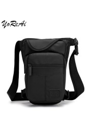 Men Nylon Waist Drop Leg Bag Thigh Hip Belt Bum Fanny Pack Military Tactical Women Riding Motorcycle Messenger Shoulder Bags