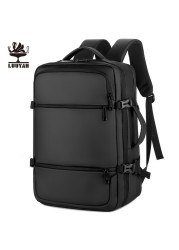 Large Capacity Business Men Backpacks Multifunctional Waterproof Male Bag USB Charging Leisure Bags For 15.6 Inch Laptop