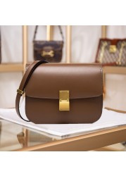 2022 New Fashion Women Cowhide Shoulder Bags Crossbody Bags For Ladies Candy Colors Messenger Bag Genuine Leather Bags