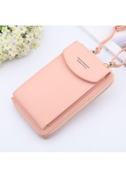 Women's Long Wallet, Shoulder Bag, Wallet, Zipper Phone Pocket, Card Holder, New Collection