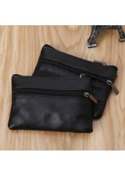 Soft Men Women Card Coin Key Holder Zip Leather Wallet Pouch Bag Purse Gift New Drop Ship