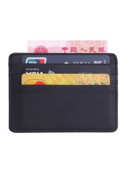 Men Leather Thin Wallet ID Money Credit Card Slim Holder Money Pocket Organizer