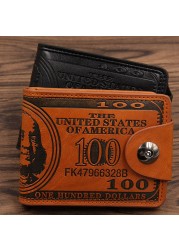 New Men's Wallet Hasp Money Bag Driving License Multifunctional Card Bag Business Small Wallet Zipper Wall Carteira Coin Bag