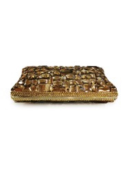 Fashion Rhinestone Evening Bags Brown High Quality Women Handbags For Dinner Party Chain Prom Bags