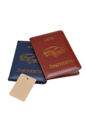 Russian Driver's License Wallet Auto Driving License Bag Car Driving Documents ID Card Holder Wallet Purse Card Holder