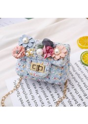 Fashion Cute Girl Shoulder Messenger Bag Children Crossbody Chain Handbag Kid Girl Bags Princess Cross Body Bags Purse