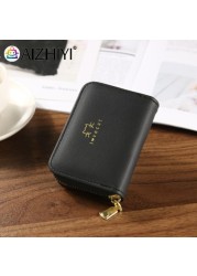 Women's PU Leather Pure Color Wallet Money Bag Ladies Small Day Clutches Card Holder Small Wallet