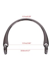 1pc Alloy Bag Handle for Handcrafted Hand Shoulder Bags Part Bags Parts DIY Accessories