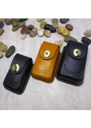 Blongk العالمي سيارة مفتاح الخصر حقيبة جلد طبيعي يدوية الصنع سيارة مفتاح حزام حزمة الرجال نيسان تويوتا Bmw فورد هوندا DFD-QC