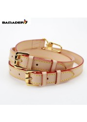 BAMADER Brand High Quality Genuine Leather Bag Strap Length 107cm-119cm Luxury Adjustable Shoulder Strap Women Bag Accessories