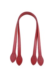 2pcs/pair 60cm PU Leather Bag Strap Shoulder Bag Handle Strap Band for Women Handmade Handmade DIY Strap Webbing for Bag Accessories