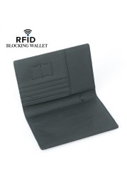 Carbon Fiber Microfiber Rfid Passport Cover Leather Elastic Strap Travel Document Holder ID Passport Bag