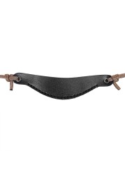 EASYANT Handmade Leather Hunting Shepherd Slingshot Military Adjustable Folding Sling Strap Sling