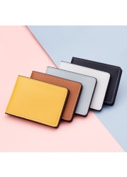 Super Slim PU Leather ID Credit Card Holder Book Organizer Men Ultra-thin Business Card Holders Wallet Driver License Wallet