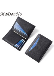 Rfid Genuine Leather Bank Credit Card Holder Protector Macsafe Card Wallet Card Holder Slim Case Wallet For Man Port Cart