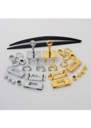 New rectangle holes hanger for bags hardware wholesale fashion set of locks fittings woman bag bags purse