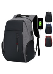 Waterproof Business 15.6 16 17 inch Laptop Backpack Women USB Notebook School Travel Bags Men Anti-theft School Backpack mochila