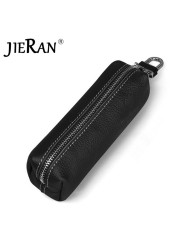 Fashion Genuine Cowhide Leather Key Bag for Men and Women High Quality Key Holder Small Business Key Case for Women Wallet