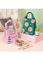 Cute Lunch Bag Aluminum Foil Thickened Lunch Bags Waterproof Student Portable Bento Bag New Outdoor Picnic Bags Ice Pack