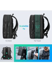 Mark Ryden Men's Backpack 17 inch Laptop Backpack USB Port Multilayer Travel Bag Anti-theft Mochila