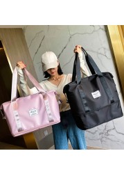 Fashion Large Capacity Travel Bag Women Handbag Waterproof Nylon Shoulder Bag Woman Sport Fitness Gym Bag Crossbody Tote 2021