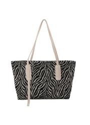 2022 Fashion Women Handbag Tote Bag Large Large Capacity Zebra Print Fror Shopping Bag Female Casual Shoulder Crossbody Bags