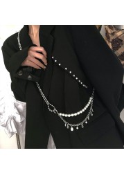 Plated Pearl Bag Chains DIY Detachable Replacement Purse Belts Straps For Shoulder Bags Crossbody Bag Handle Accessories