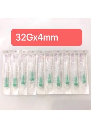 Needle Piercing Syringe Transparent Injection Glue Clear Tip Cover For Pharmaceutical Syringe Needle 32g 4mm