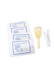 5pcs Male External Catheter Disposable Urine Collector Latex Urine Bag CE FDA