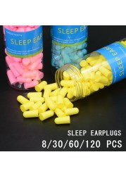 Earplugs Noise Reduction Foam Sleep Plug Canceling Music Anti Reusable For Snoring Earplug Sound Insulation Sleeping Earplugs