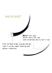 High Quality C/D Curl Faux Mink Softness False Mink Volume Lashes Flat Matte Individual Eyelashes Lash Salon and Make up