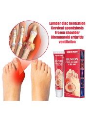 Joint Pain Cream Bunion Gout Pain Relief Ointment Toe Valgus Corrector Cream Hallux Knee Arthritis Lumbar Treatment Plaster