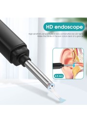 3.9mm Wireless Optical Intraear HD Camera Otoscope For Ear Nose Inspection Oral LED Light WiFi Ear Endoscope Ear Care Borescope