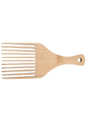 Anti-Static Natural Bamboo Hair Pick Comb Scalp Massage Long Tooth Detangling Combs Afro Lifting Hair Styling Accessories