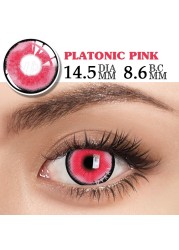 1 Pair of UYAAI Kitagawa Marine Contact Lenses Anime Lens Pink Lens Cosplay Lens Lee Darling Dress