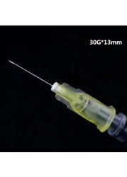 Micro Needle 13mm 4mm 25mm Disposable 30g Medical Micro Plastic Injection Cosmetic Sterile Needle Surgical Tool