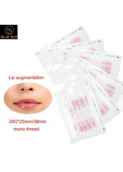 Kroea Sterile Pcl Plla Thread Skin Tightening Enlargement Lips Mono/Screw/Tornado/Tornado Screw Eye Nose Wire 20pcs/bag