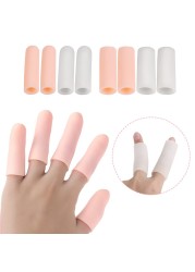 5pcs Silicone Finger Protector Toes Separator Bunion Corrector Soft Gel Straightener Toes Protective Devices Foot Care Tool